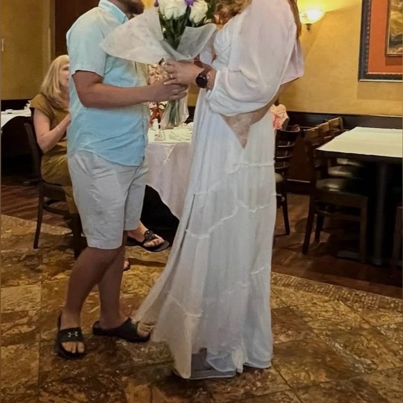 Free People Boho White Dress - Picture 6 of 8